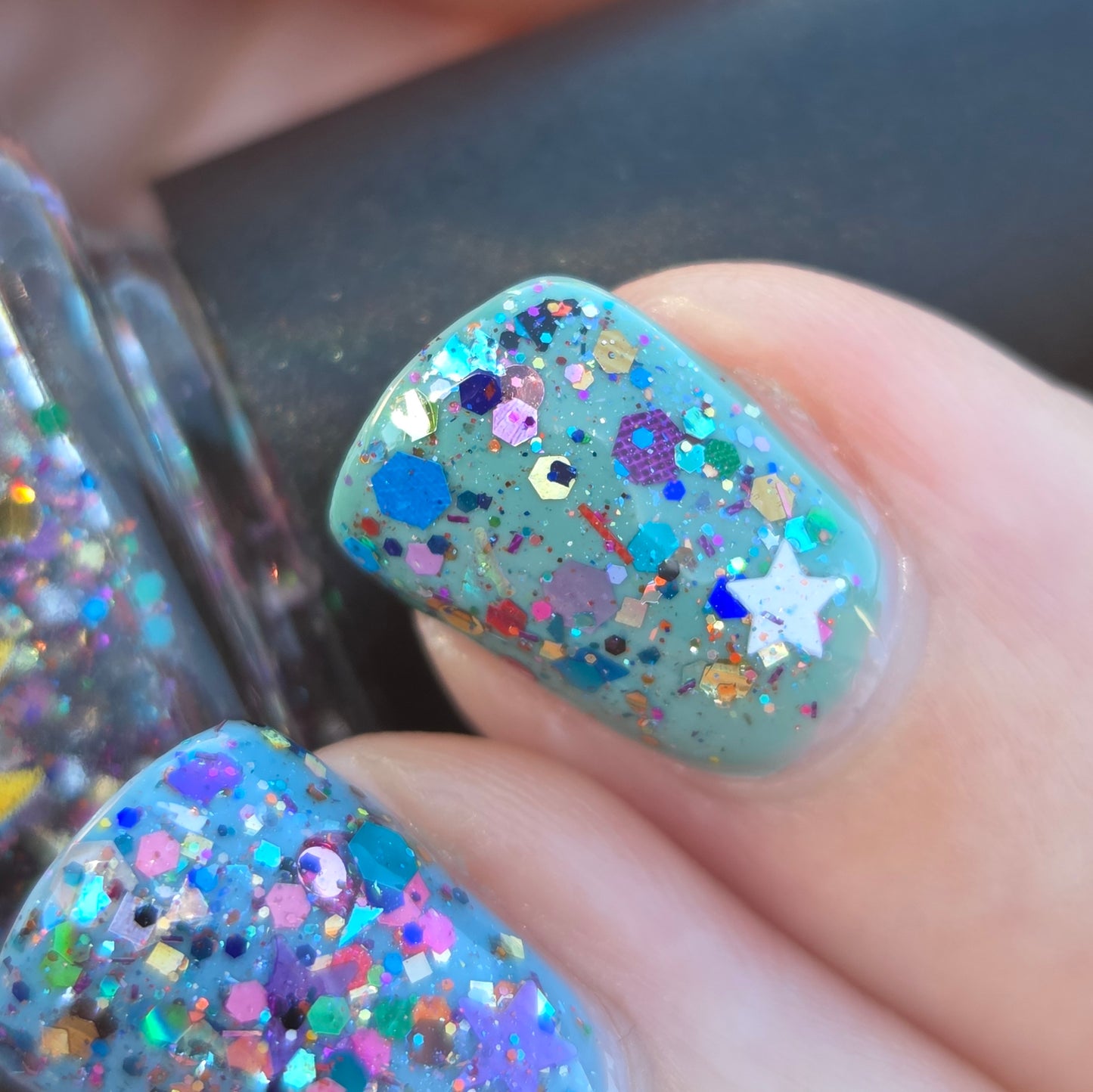 Shades of Phoenix – Carnival Confetti (Glitter Topper) - Overpour Shade