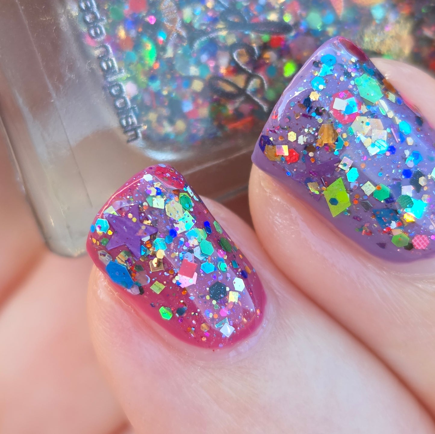 Shades of Phoenix – Carnival Confetti (Glitter Topper) - Overpour Shade