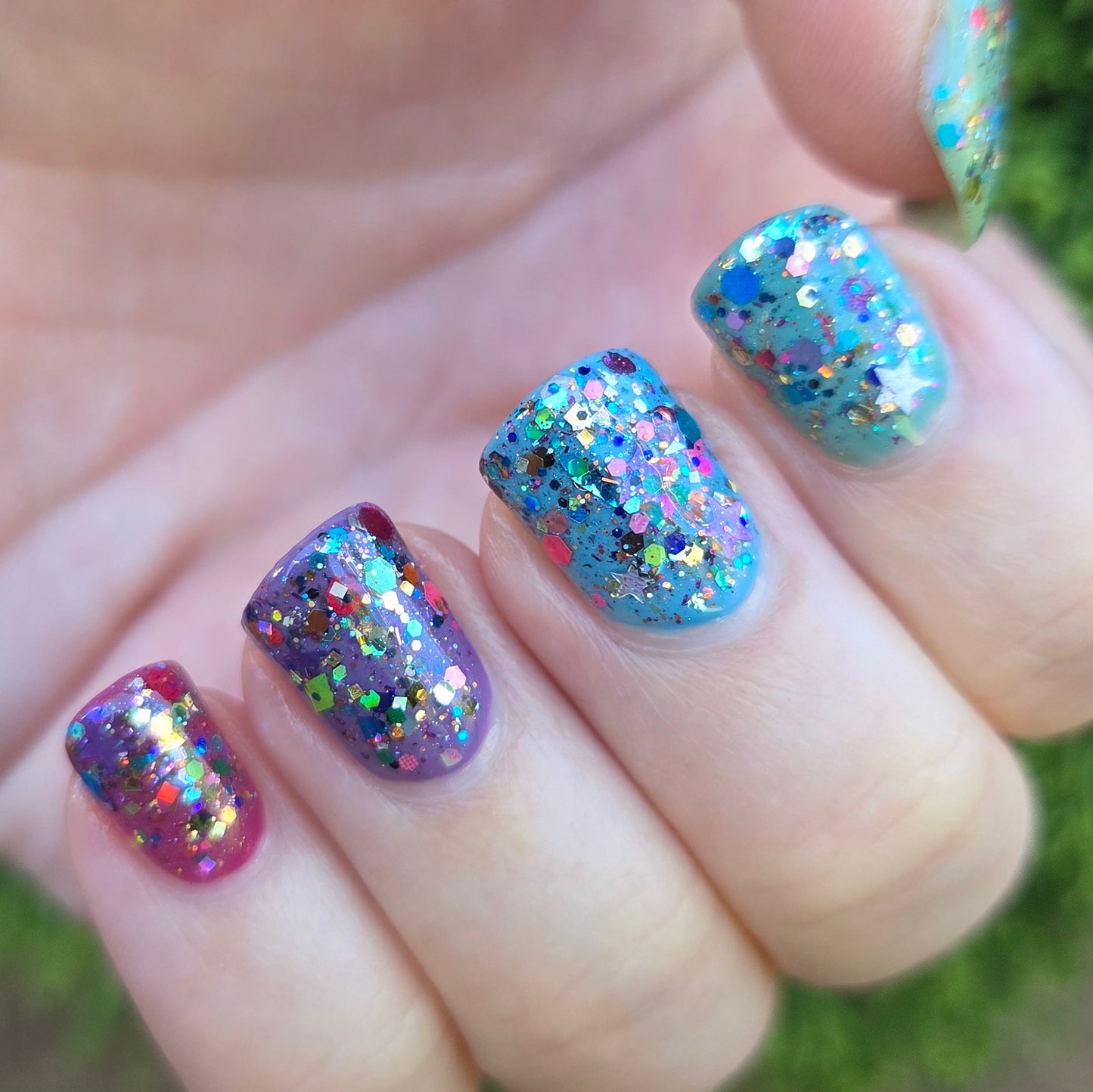 Shades of Phoenix – Carnival Confetti (Glitter Topper) - Overpour Shade