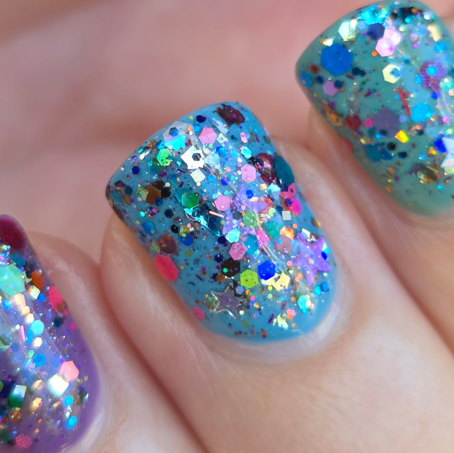 Shades of Phoenix – Carnival Confetti (Glitter Topper) - Overpour Shade