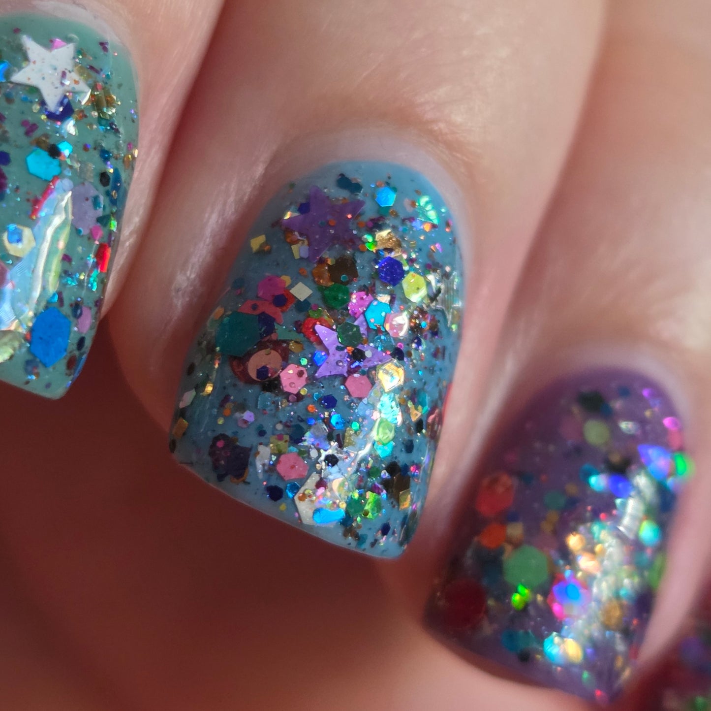 Shades of Phoenix – Carnival Confetti (Glitter Topper) - Overpour Shade