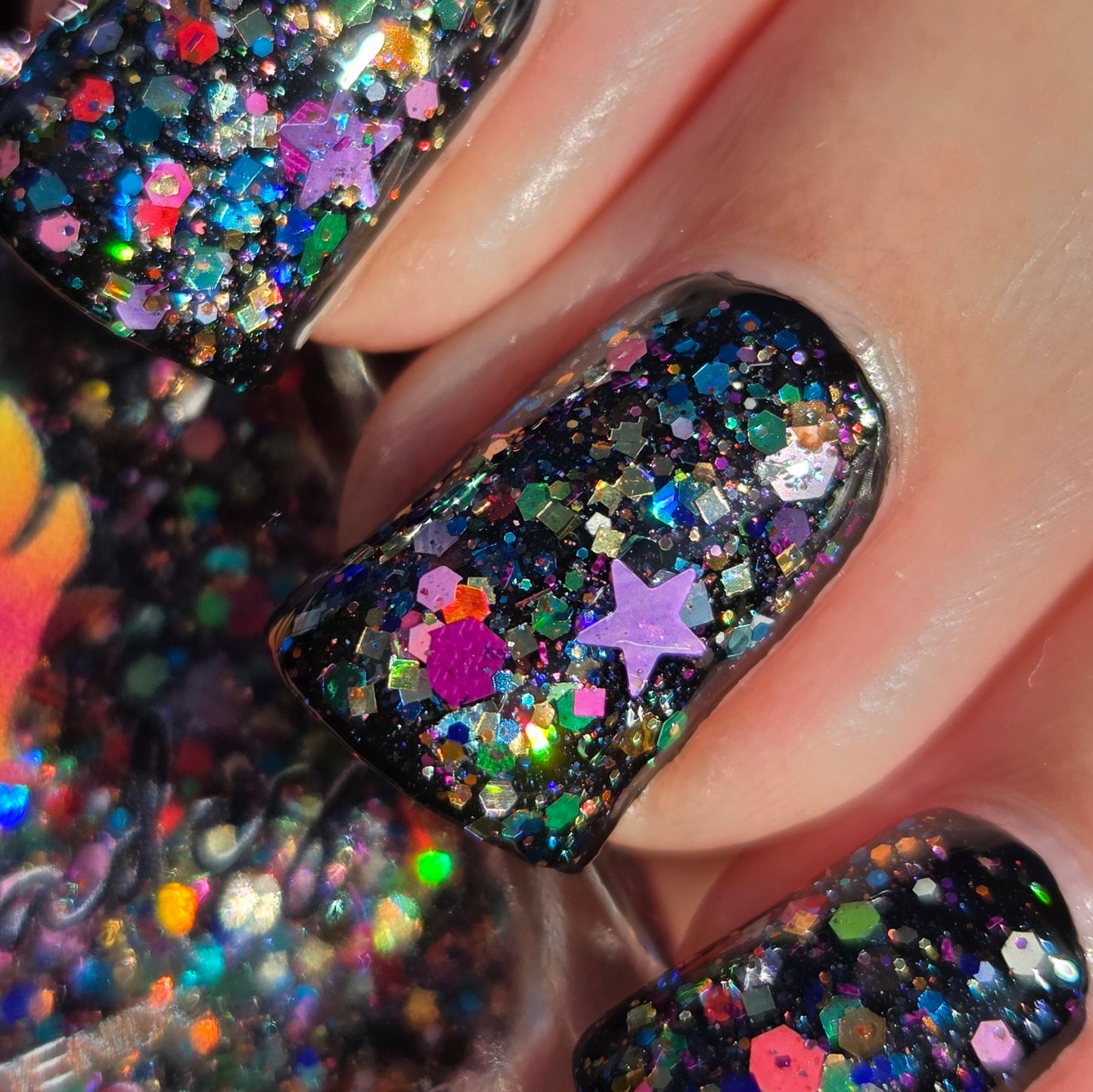 Shades of Phoenix – Carnival Confetti (Glitter Topper) - Overpour Shade