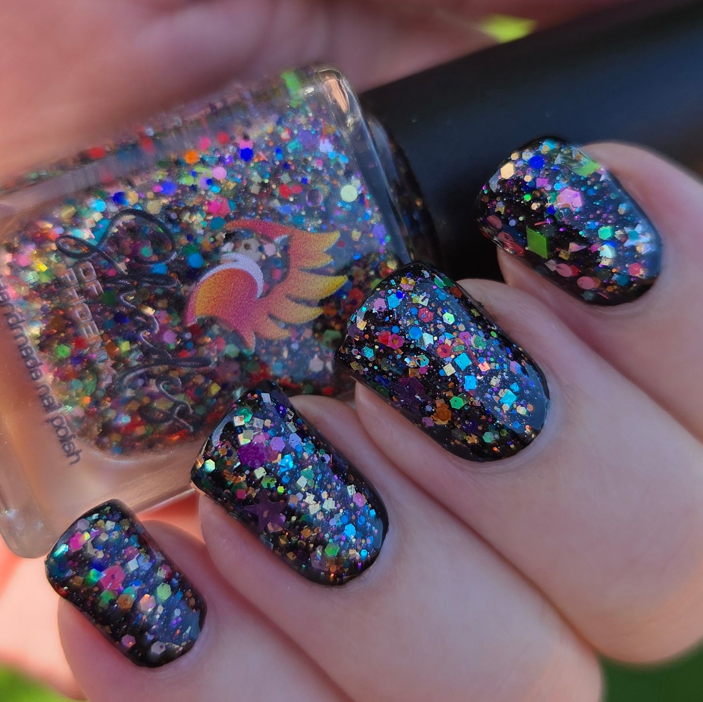Shades of Phoenix – Carnival Confetti (Glitter Topper) - Overpour Shade