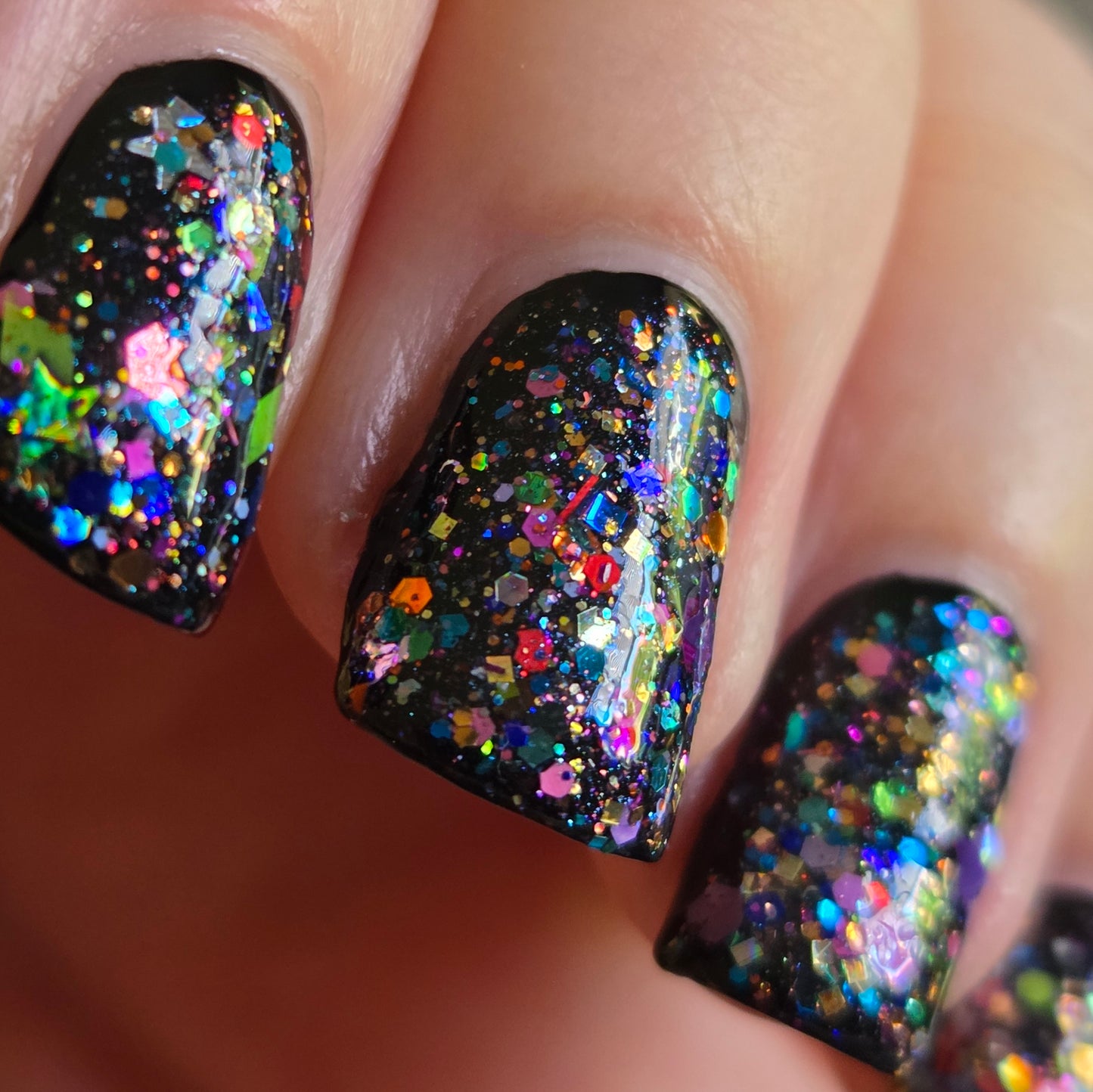 Shades of Phoenix – Carnival Confetti (Glitter Topper) - Overpour Shade