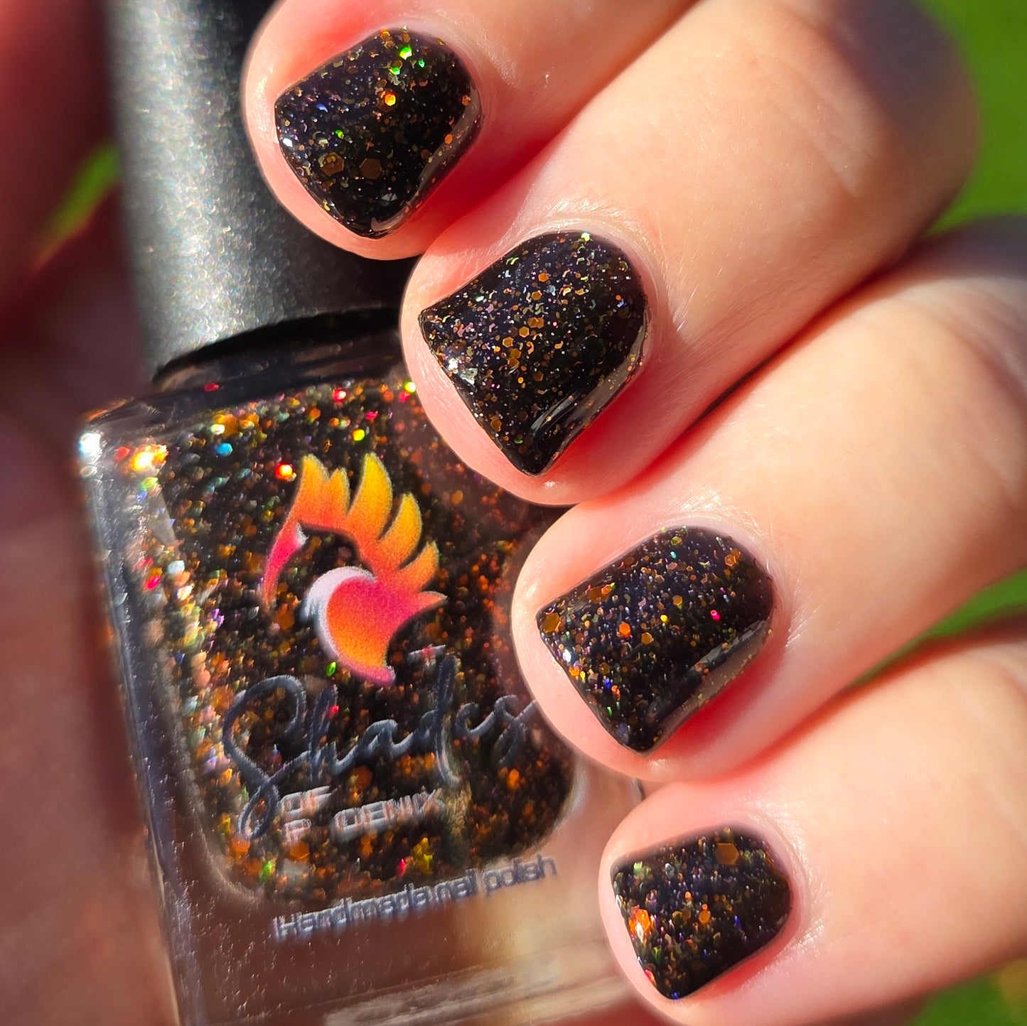 Shades of Phoenix – Ring of Fire (Jelly/Glitter) - Overpour Shade