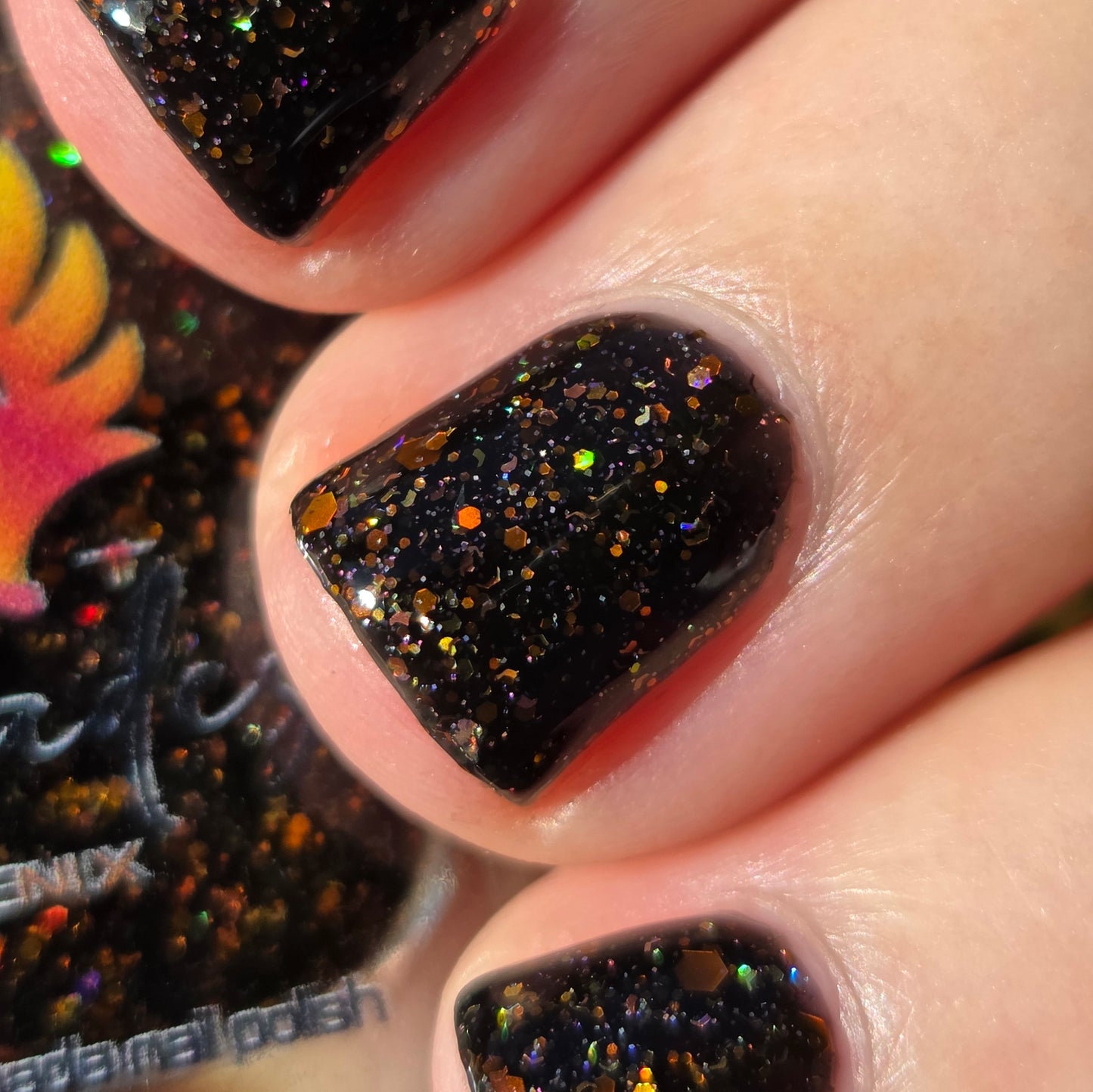 Shades of Phoenix – Ring of Fire (Jelly/Glitter) - Overpour Shade