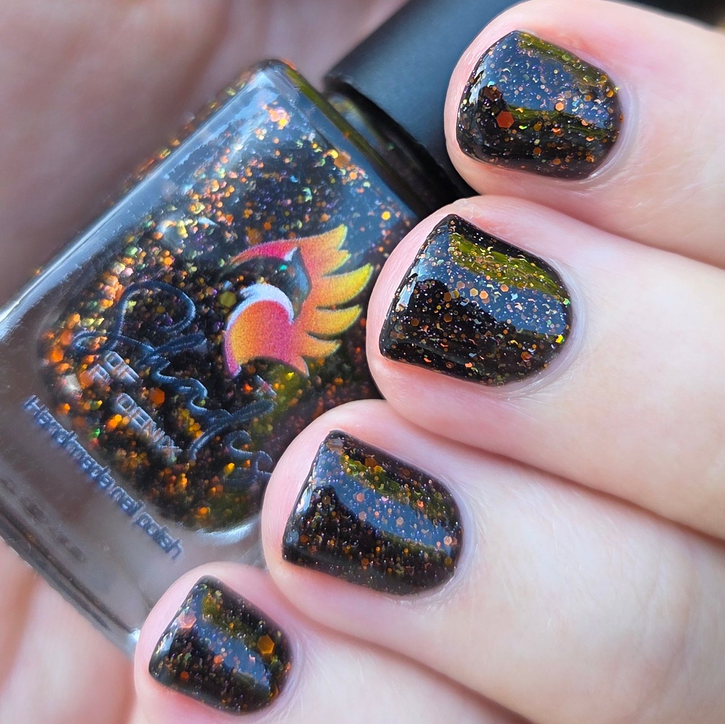 Shades of Phoenix – Ring of Fire (Jelly/Glitter) - Overpour Shade