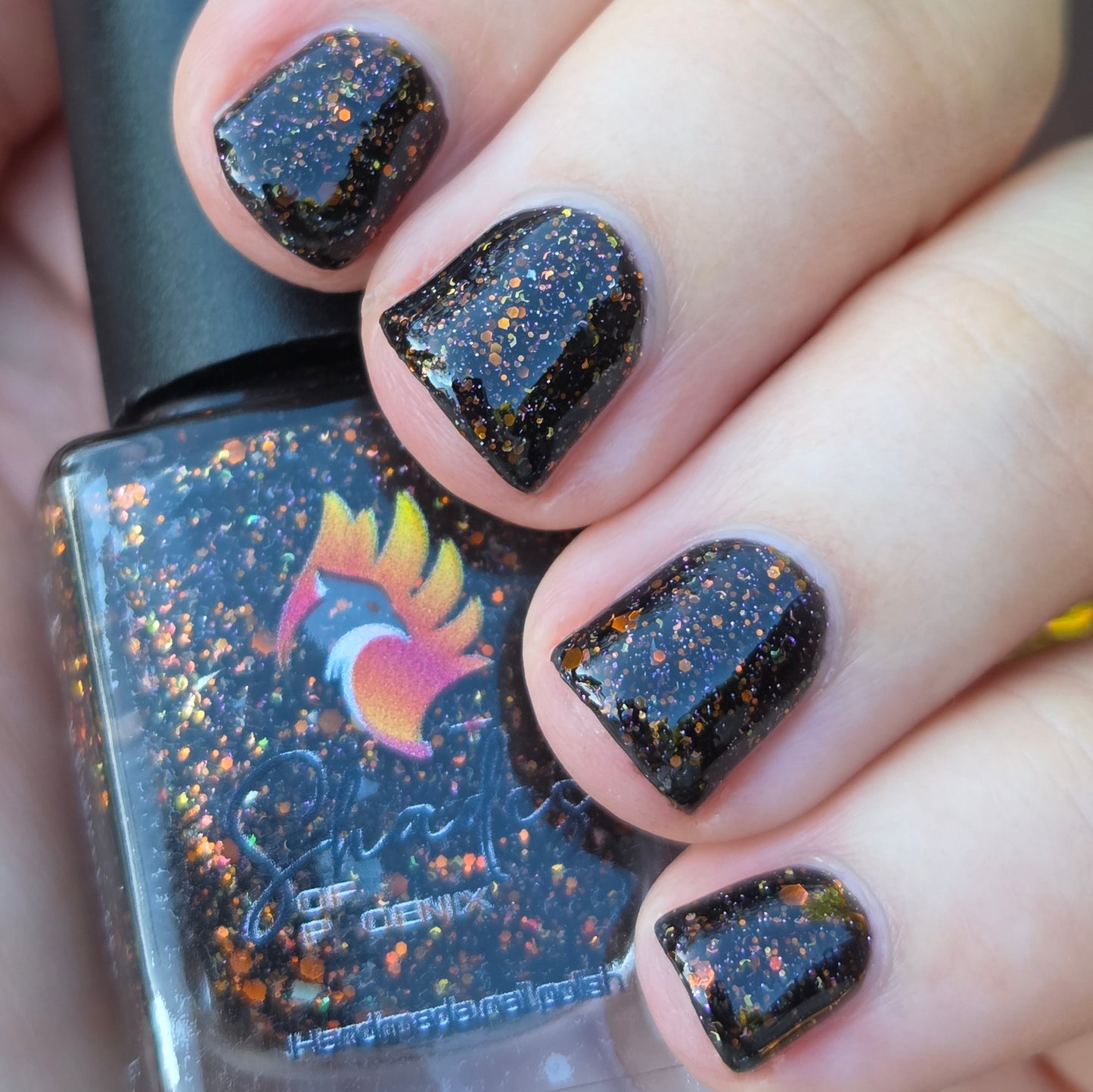 Shades of Phoenix – Ring of Fire (Jelly/Glitter) - Overpour Shade