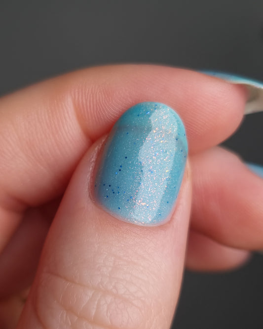 Three Hearts Polish - Frosted Fright - IOverpour Shade - (Crelly/Glitter)