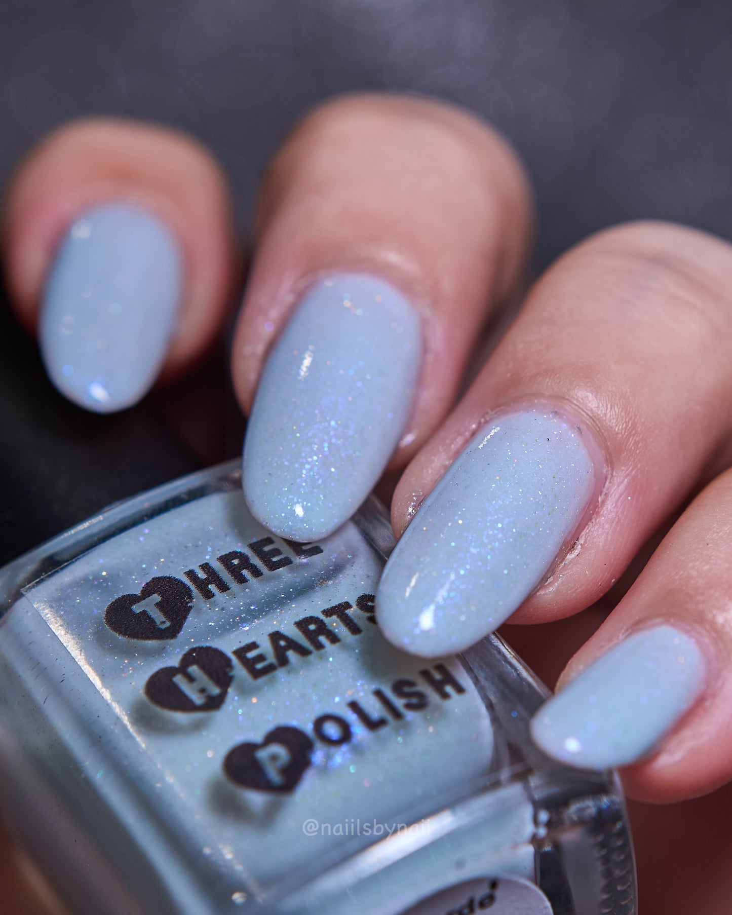 Three Hearts Polish – Corde Lisse (Creme/Shimmer) - Overpour Shade