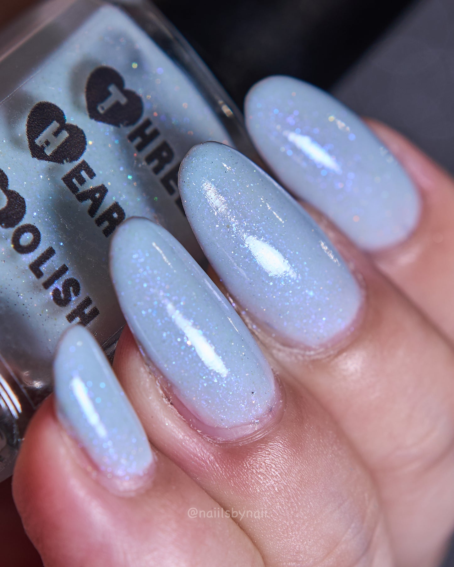 Three Hearts Polish – Corde Lisse (Creme/Shimmer) - Overpour Shade
