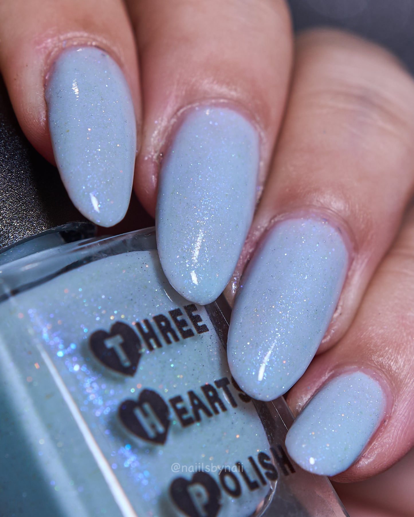 Three Hearts Polish – Corde Lisse (Creme/Shimmer) - Overpour Shade