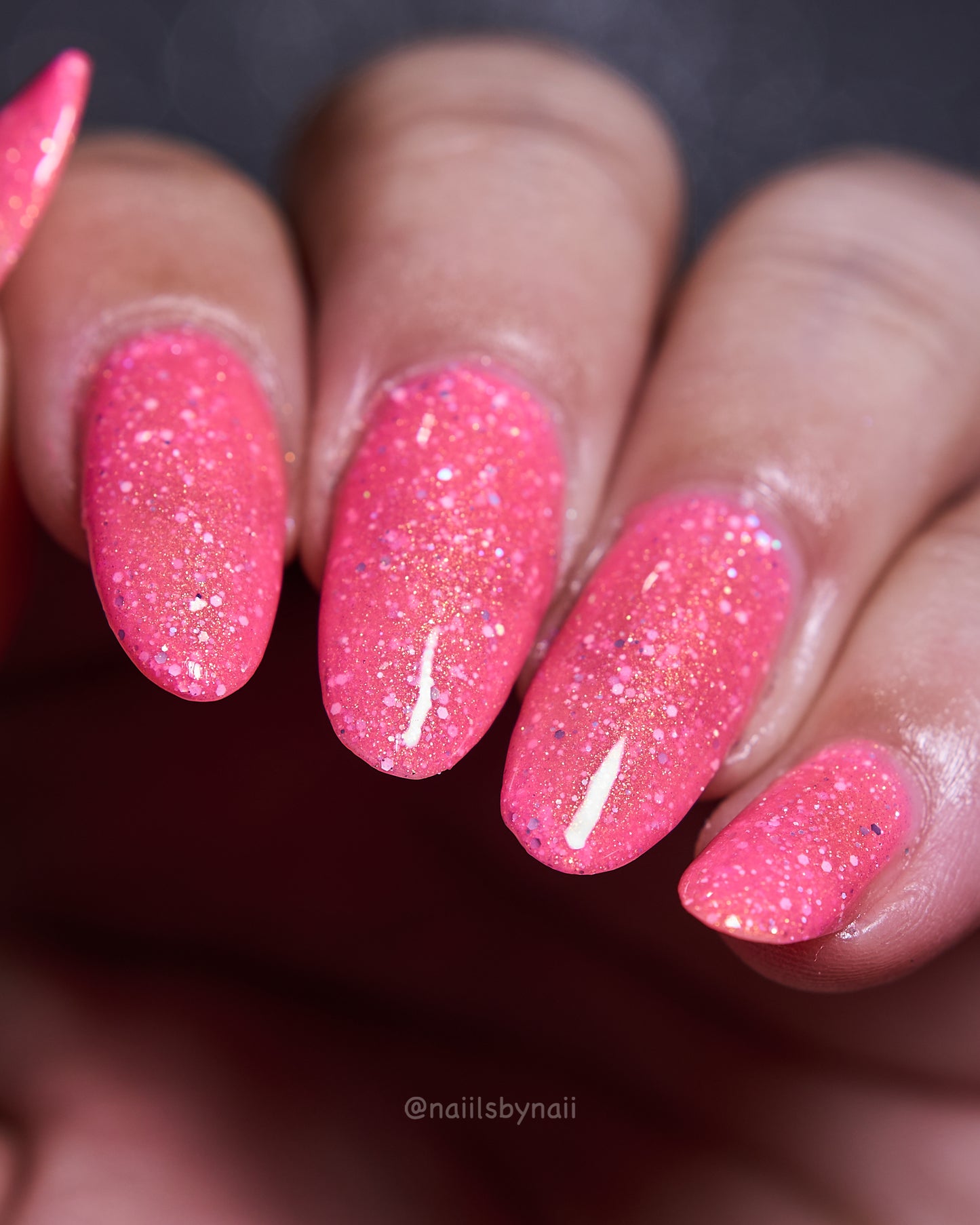 Three Hearts Polish – Aerial Orb (Neon/Shimmer/Glitter) - Overpour shade