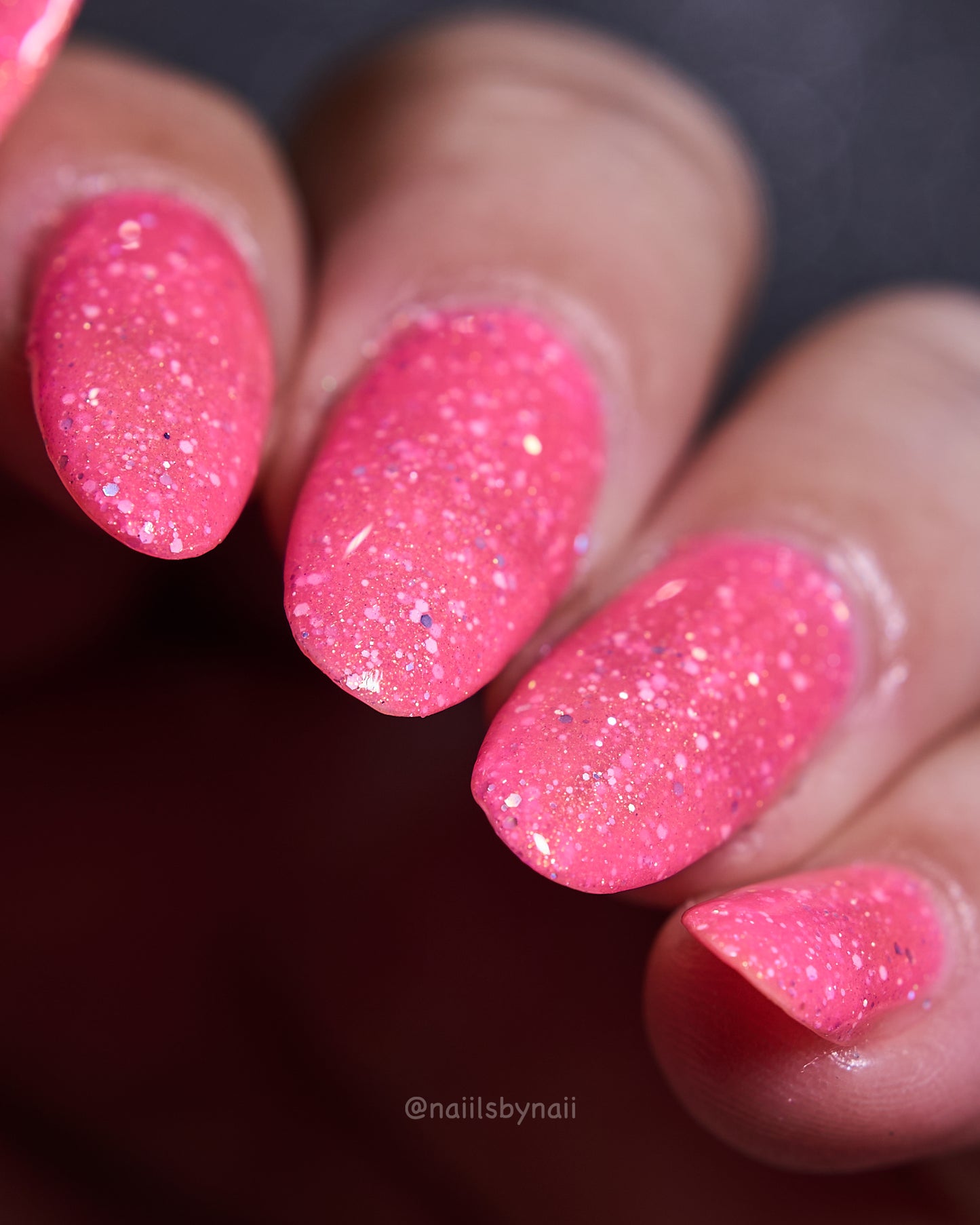 Three Hearts Polish – Aerial Orb (Neon/Shimmer/Glitter) - Overpour shade