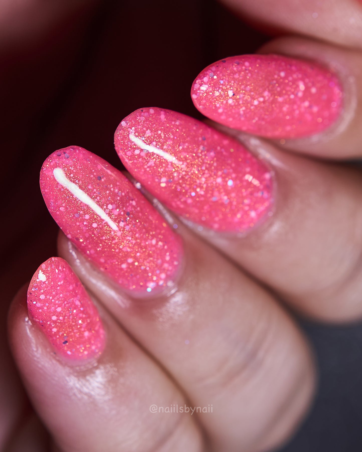 Three Hearts Polish – Aerial Orb (Neon/Shimmer/Glitter) - Overpour shade