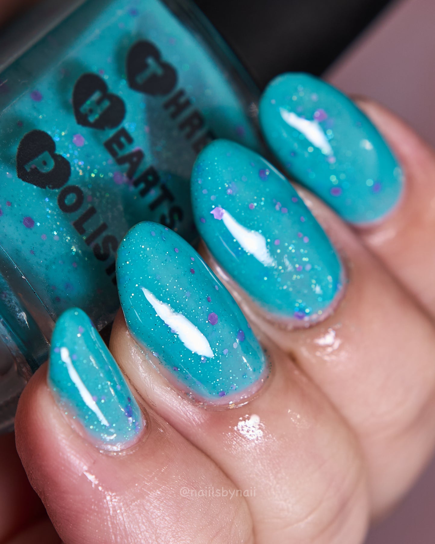 Three Hearts Polish – Sully (Crelly/Glitter) (Overpour Shade)