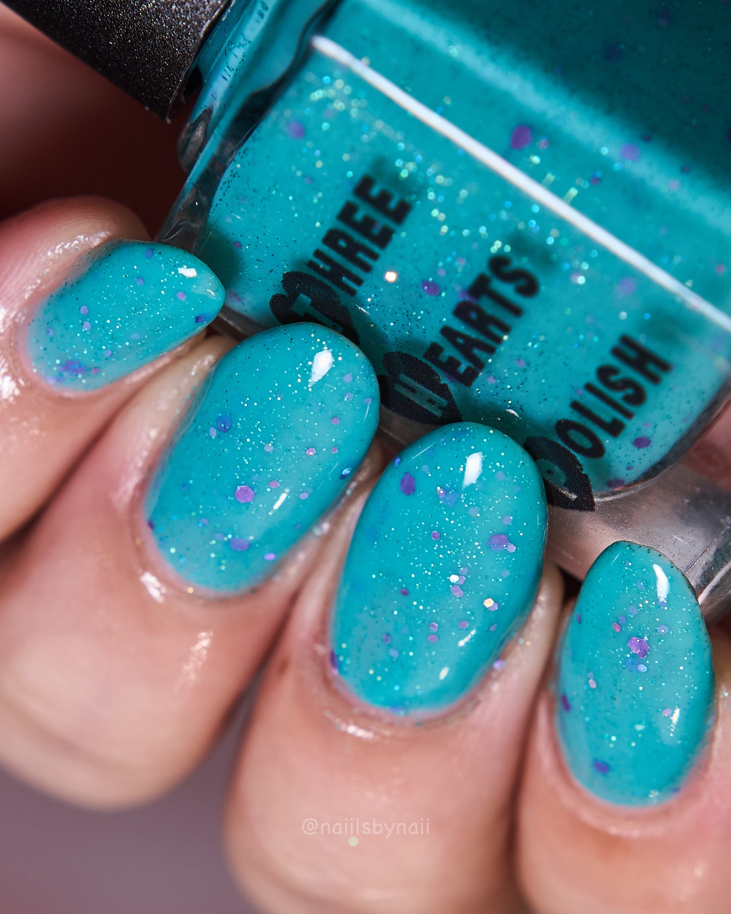 Three Hearts Polish – Sully (Crelly/Glitter) (Overpour Shade)