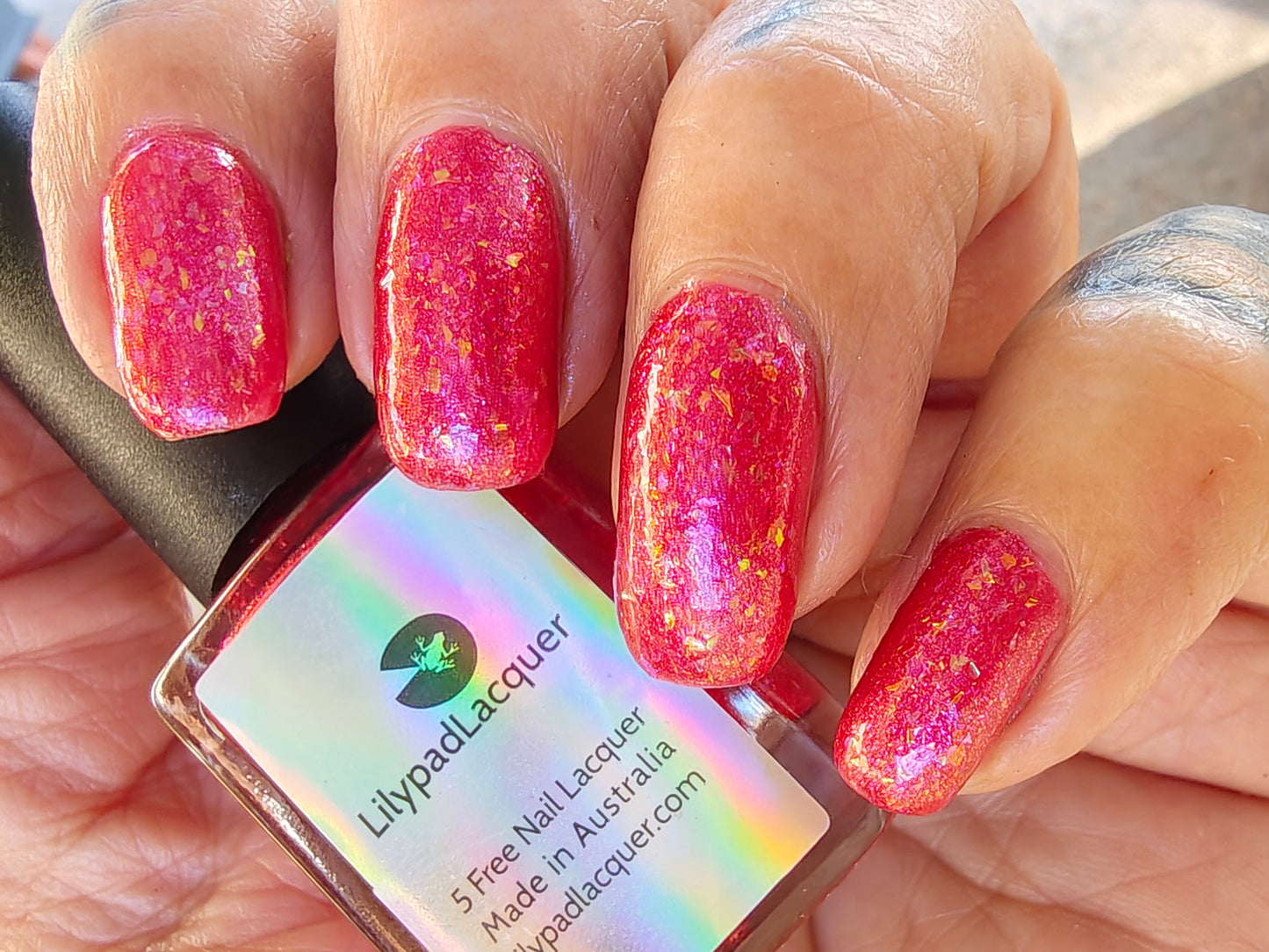 ⭐Lilypad Lacquer - Secret Bear (Flakies)