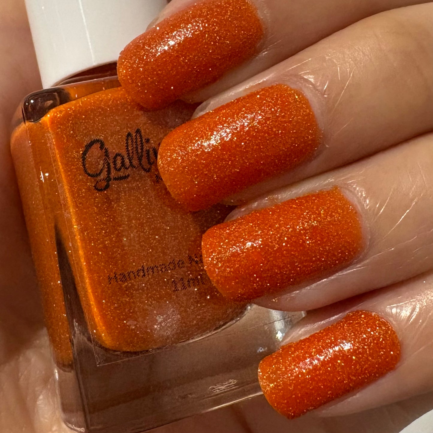 ⭐ Gallivanting Nails – Orange You Scared Yet? (Crelly/Glitter)