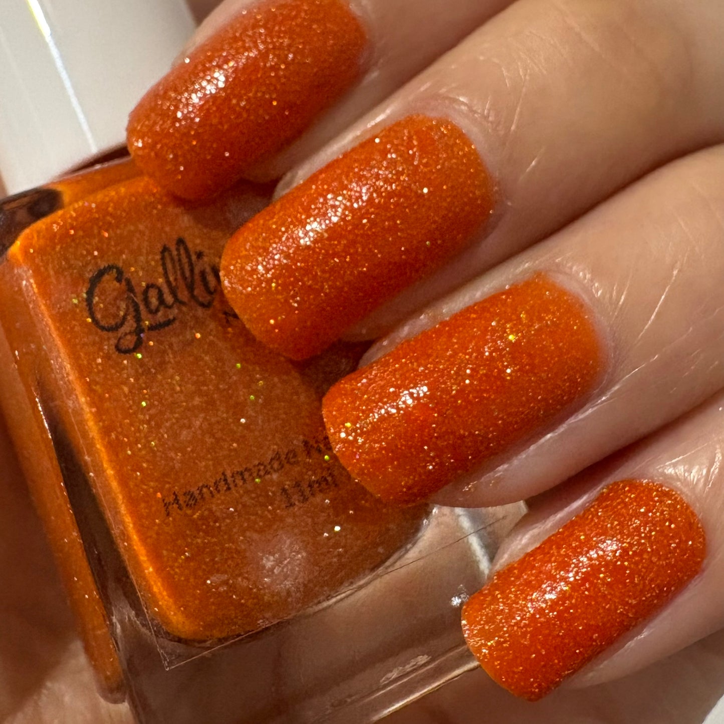⭐ Gallivanting Nails – Orange You Scared Yet? (Crelly/Glitter)