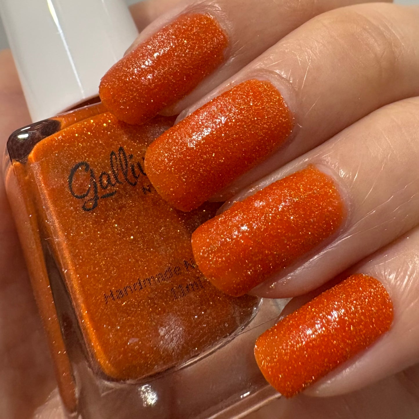 ⭐ Gallivanting Nails – Orange You Scared Yet? (Crelly/Glitter)