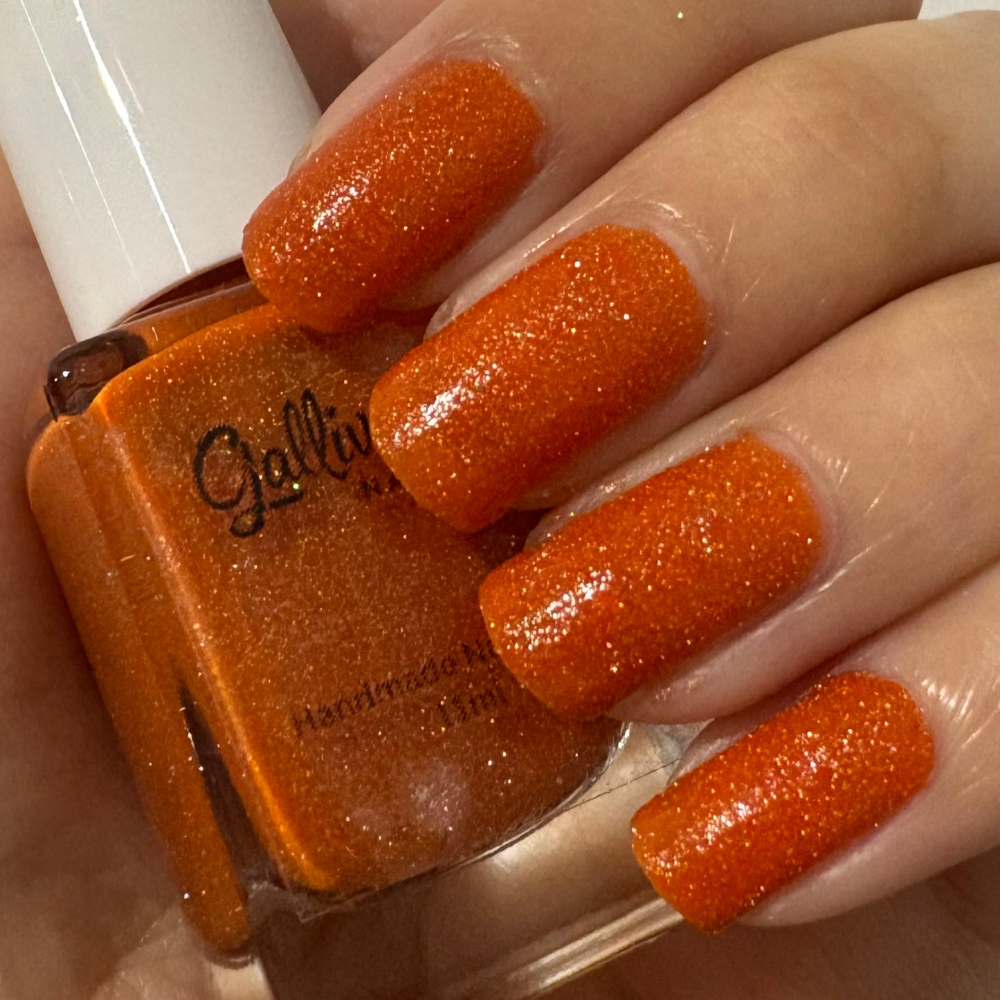 ⭐ Gallivanting Nails – Orange You Scared Yet? (Crelly/Glitter)