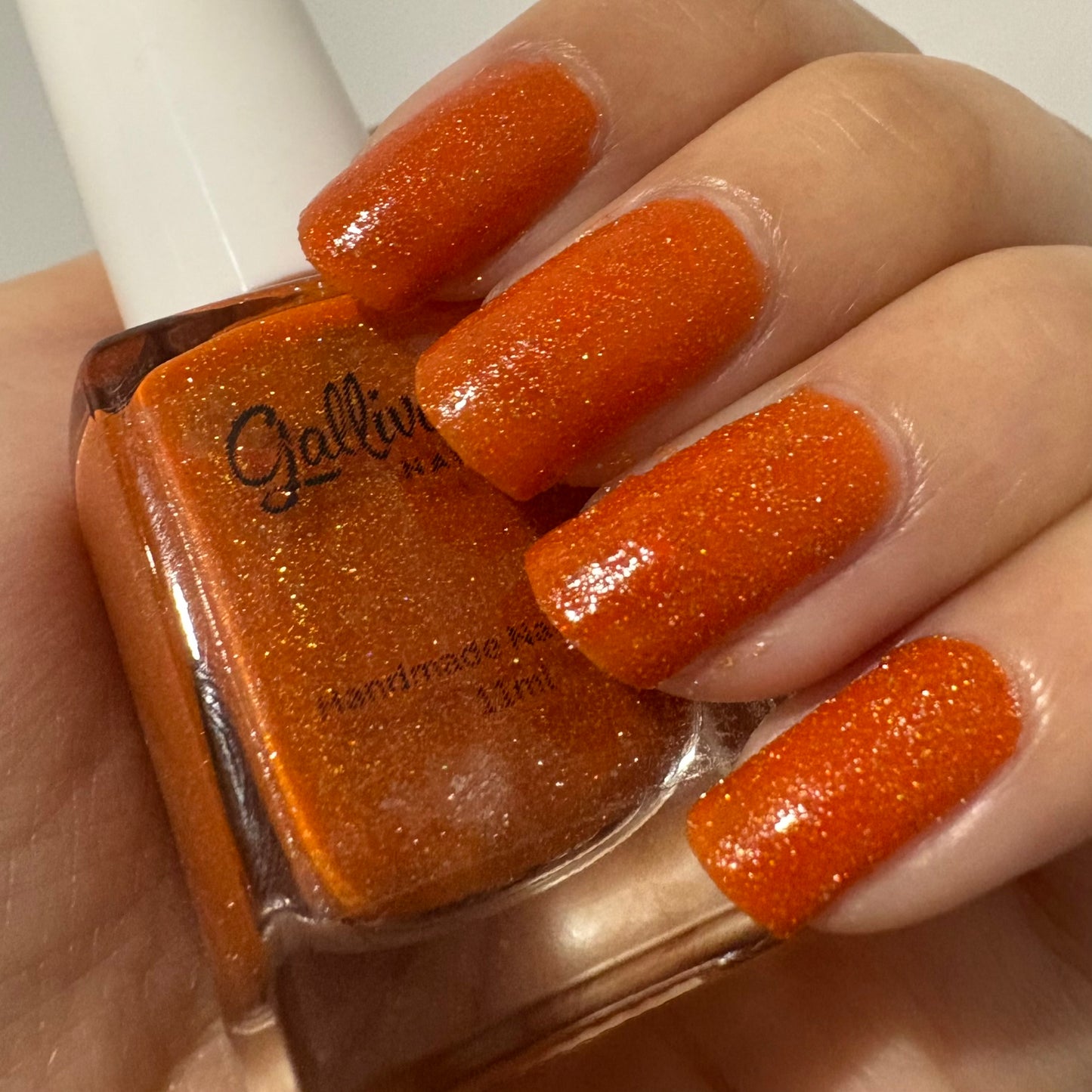 ⭐ Gallivanting Nails – Orange You Scared Yet? (Crelly/Glitter)