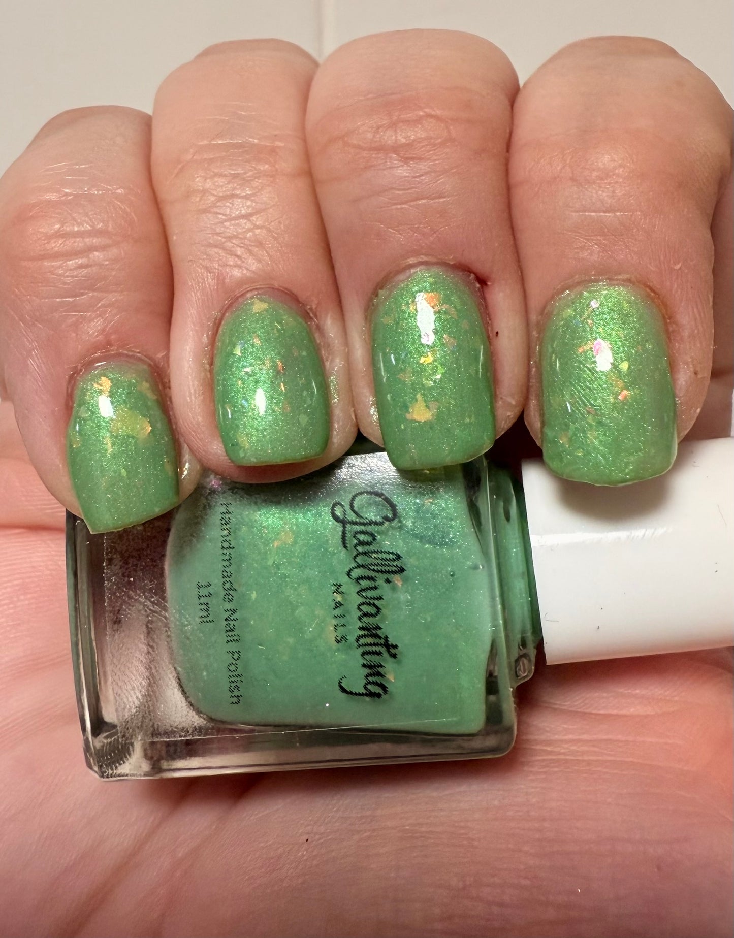 ⭐Gallivanting Nails - Last Mint Decision (Shimmer/Reflective Glitter)