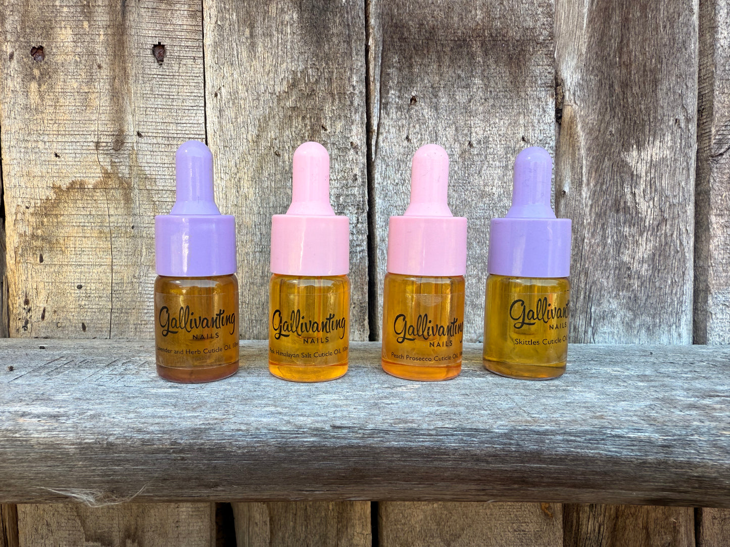 10ml Cuticle Oils in glass dropper bottles