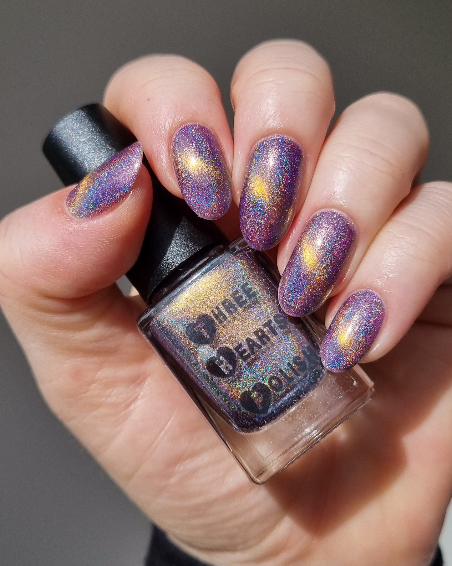 ⭐ Three Hearts Polish – No Trick, All Treat (Holo/Magnetic)