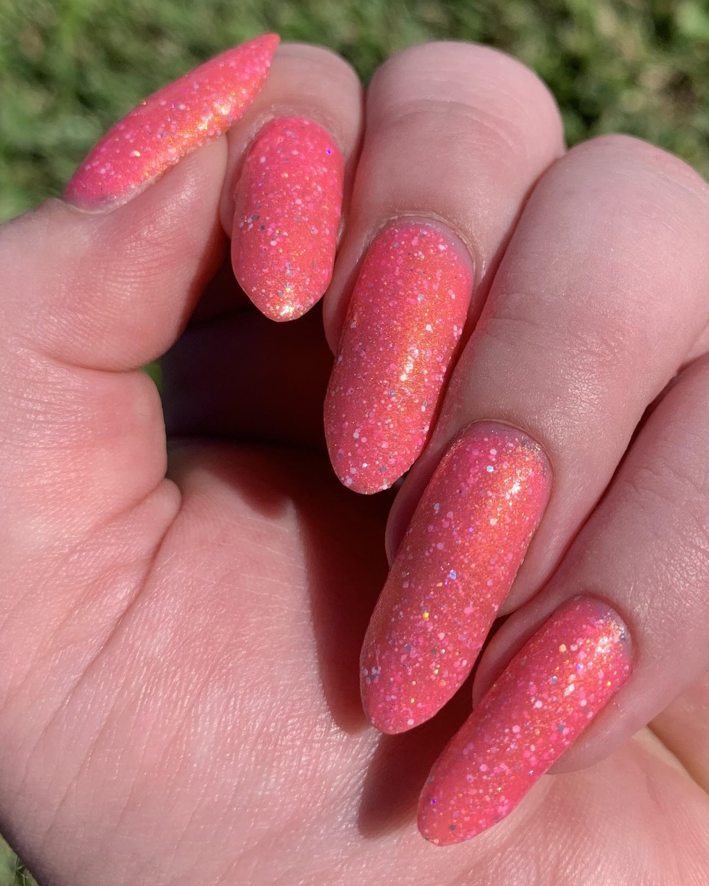 Three Hearts Polish – Aerial Orb (Neon/Shimmer/Glitter) - Overpour shade