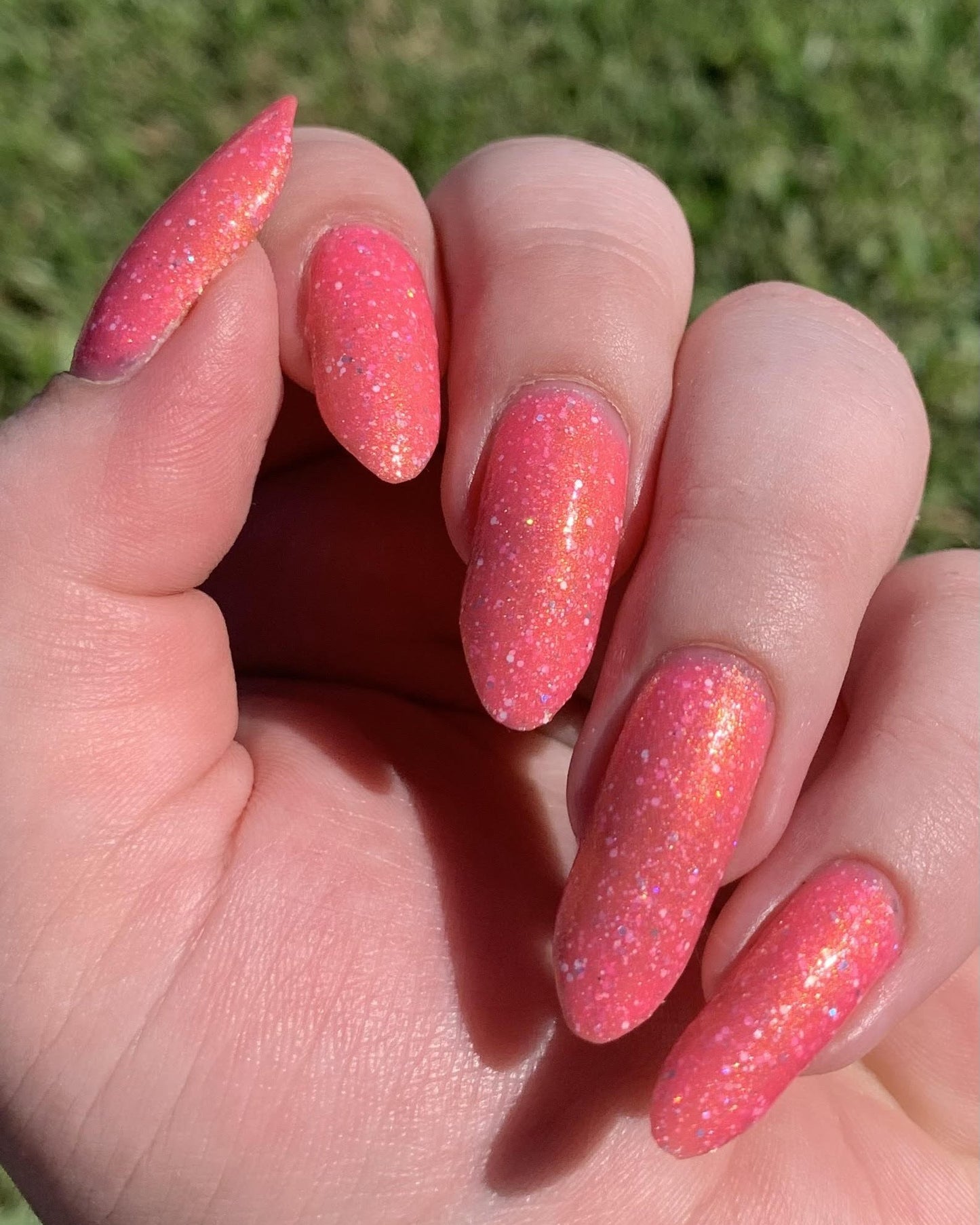 Three Hearts Polish – Aerial Orb (Neon/Shimmer/Glitter) - Overpour shade