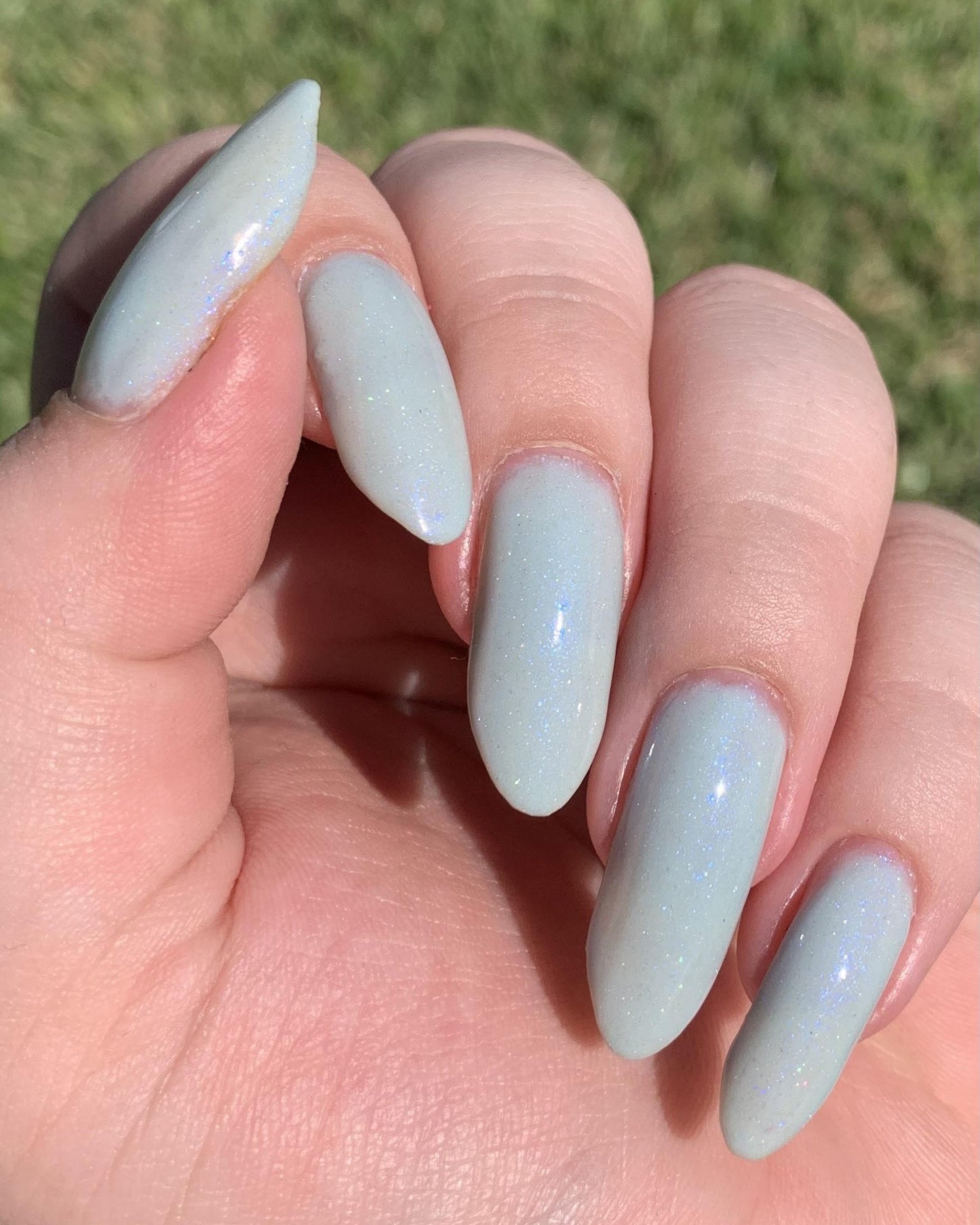 Three Hearts Polish – Corde Lisse (Creme/Shimmer) - Overpour Shade