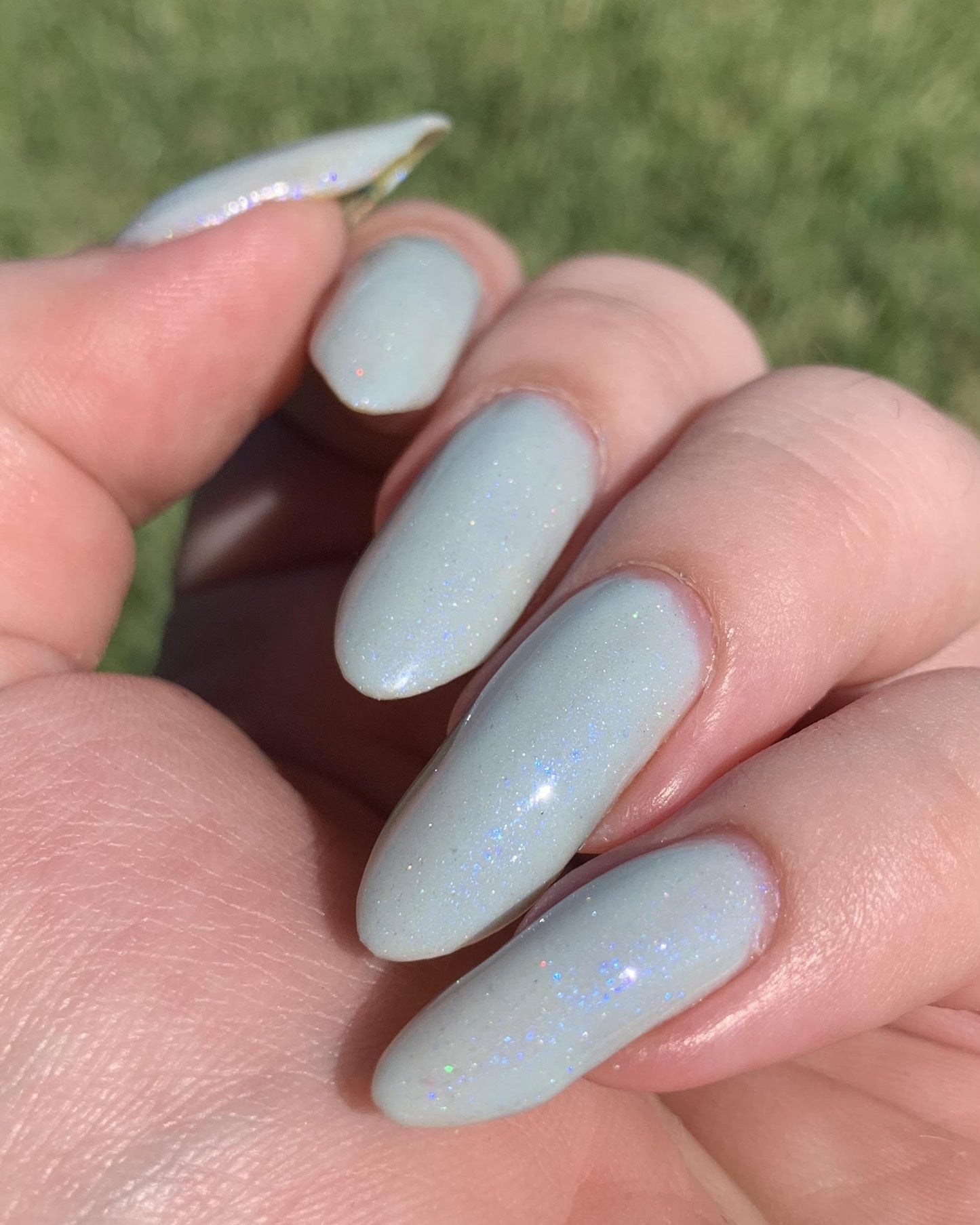 Three Hearts Polish – Corde Lisse (Creme/Shimmer) - Overpour Shade