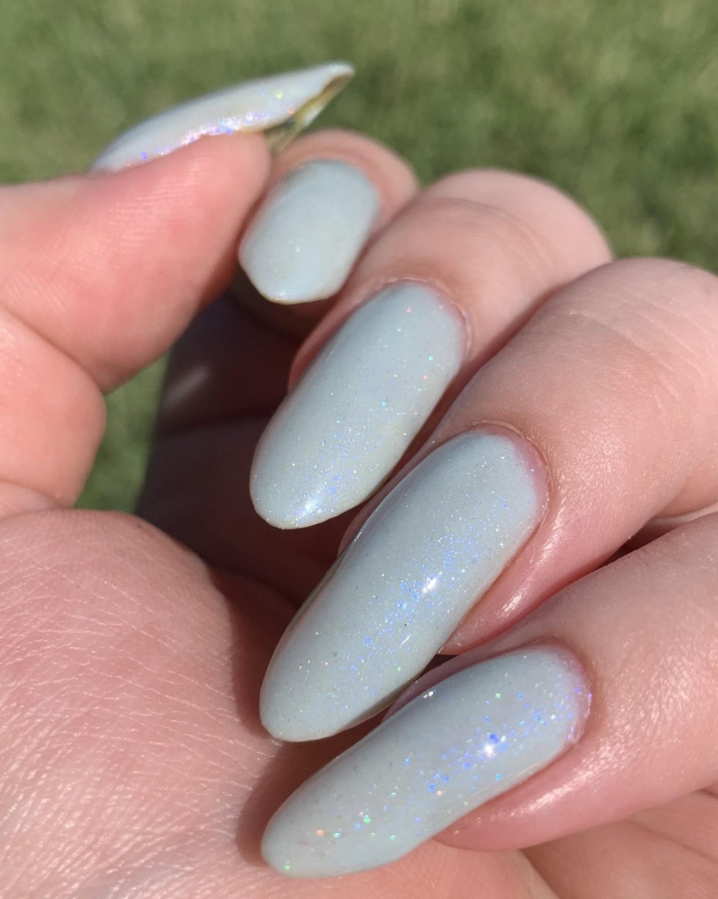 Three Hearts Polish – Corde Lisse (Creme/Shimmer) - Overpour Shade