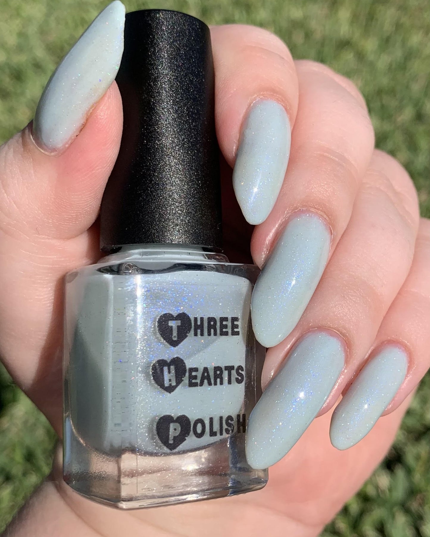 Three Hearts Polish – Corde Lisse (Creme/Shimmer) - Overpour Shade