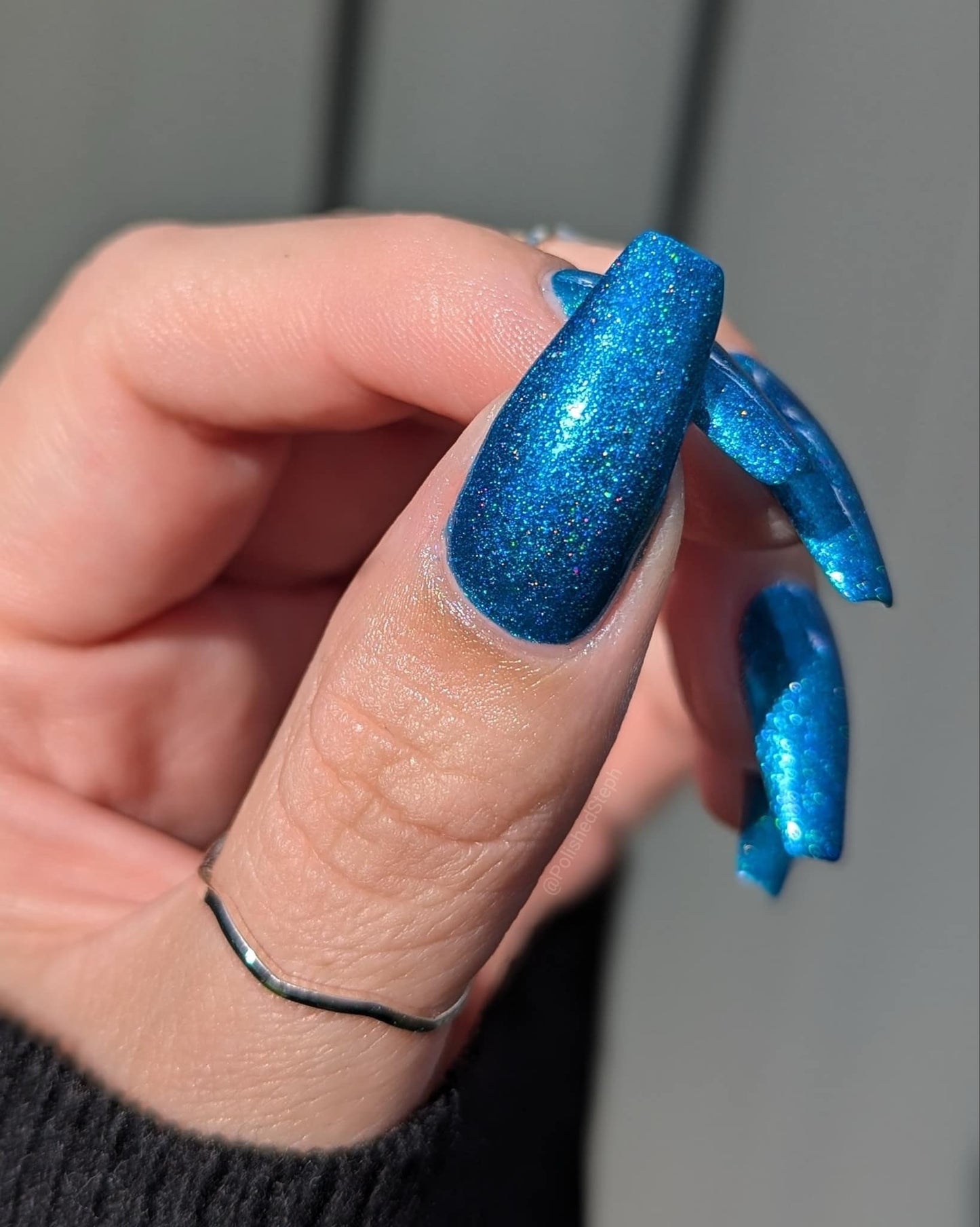 Blue Elixir (Overpour Shade) - Grace-full Nail Polish