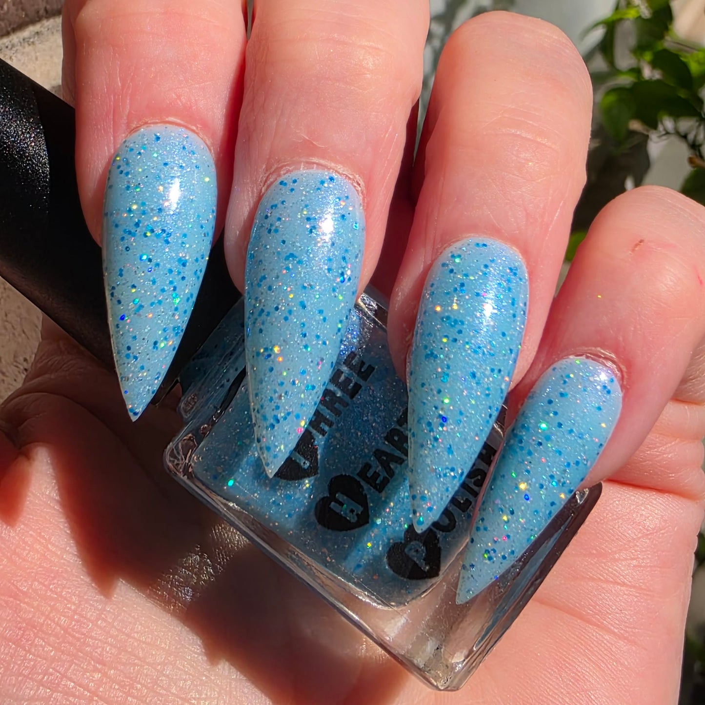 ⭐Three Hearts Polish - Just A Girl (Crelly/Glitter) Overpour Shade