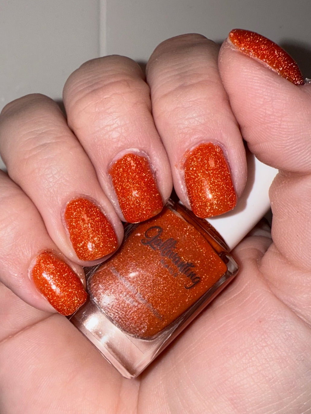 ⭐ Gallivanting Nails – Orange You Scared Yet? (Crelly/Glitter)