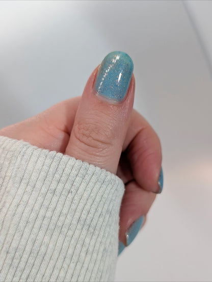 Three Hearts Polish - Frosted Fright - IOverpour Shade - (Crelly/Glitter)
