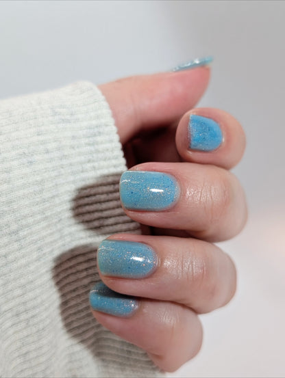 Three Hearts Polish - Frosted Fright - IOverpour Shade - (Crelly/Glitter)