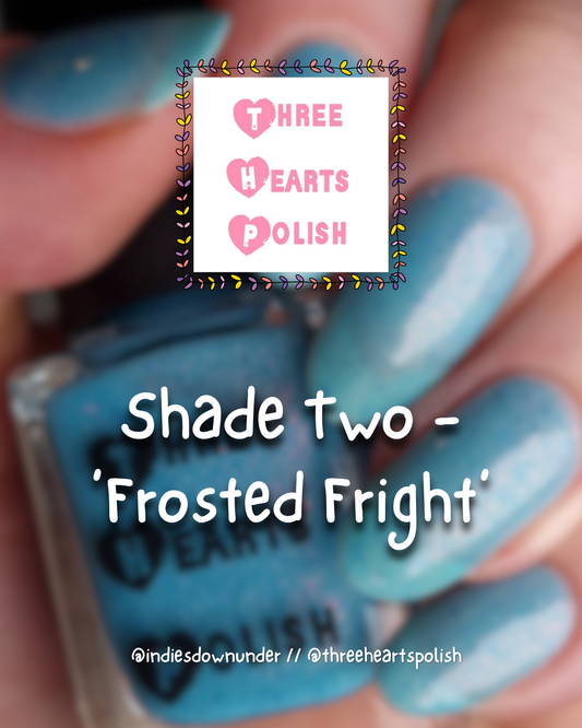 ⭐Three Hearts Polish - Frosted Fright (Crelly/Glitter)