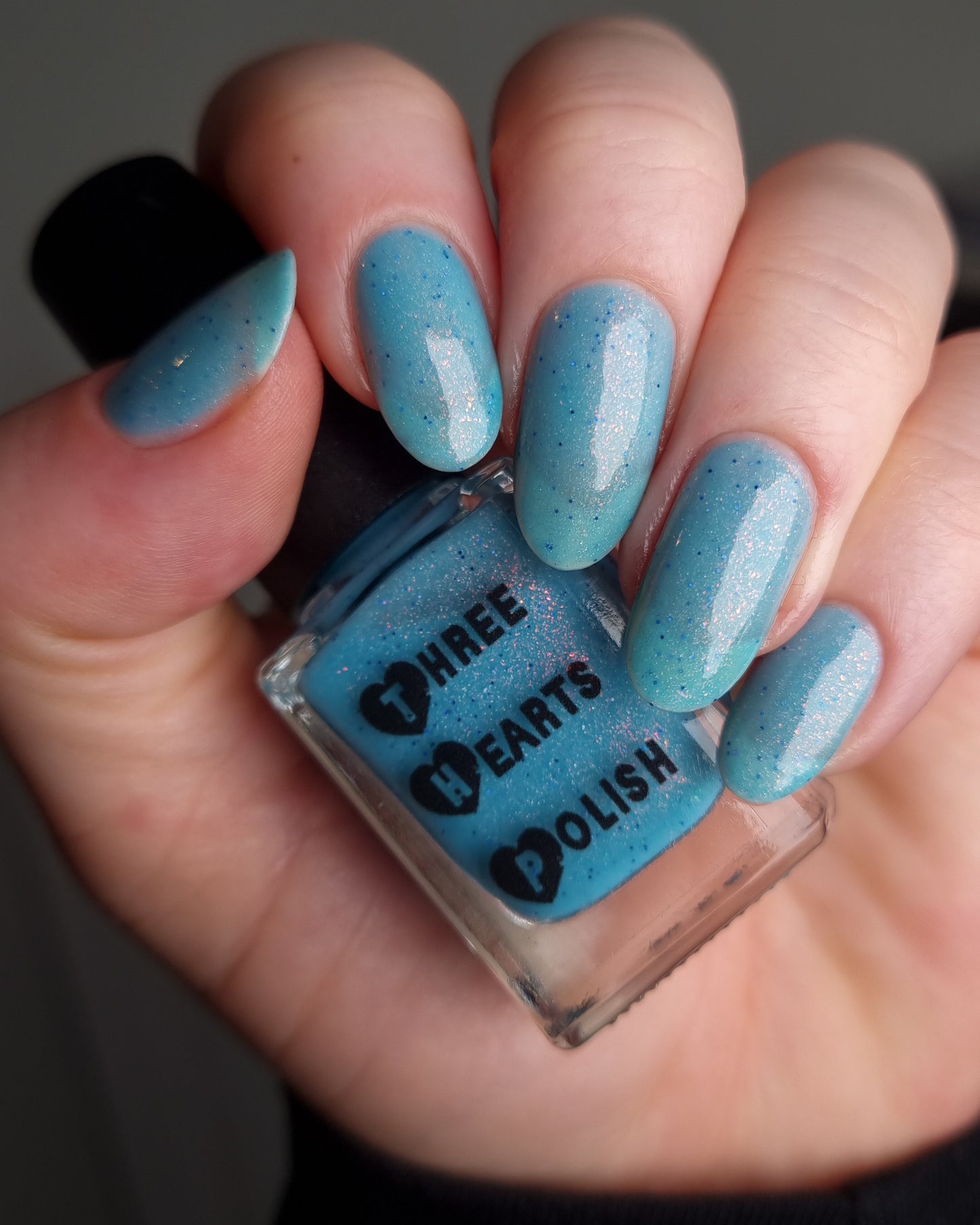 ⭐Three Hearts Polish - Frosted Fright (Crelly/Glitter)