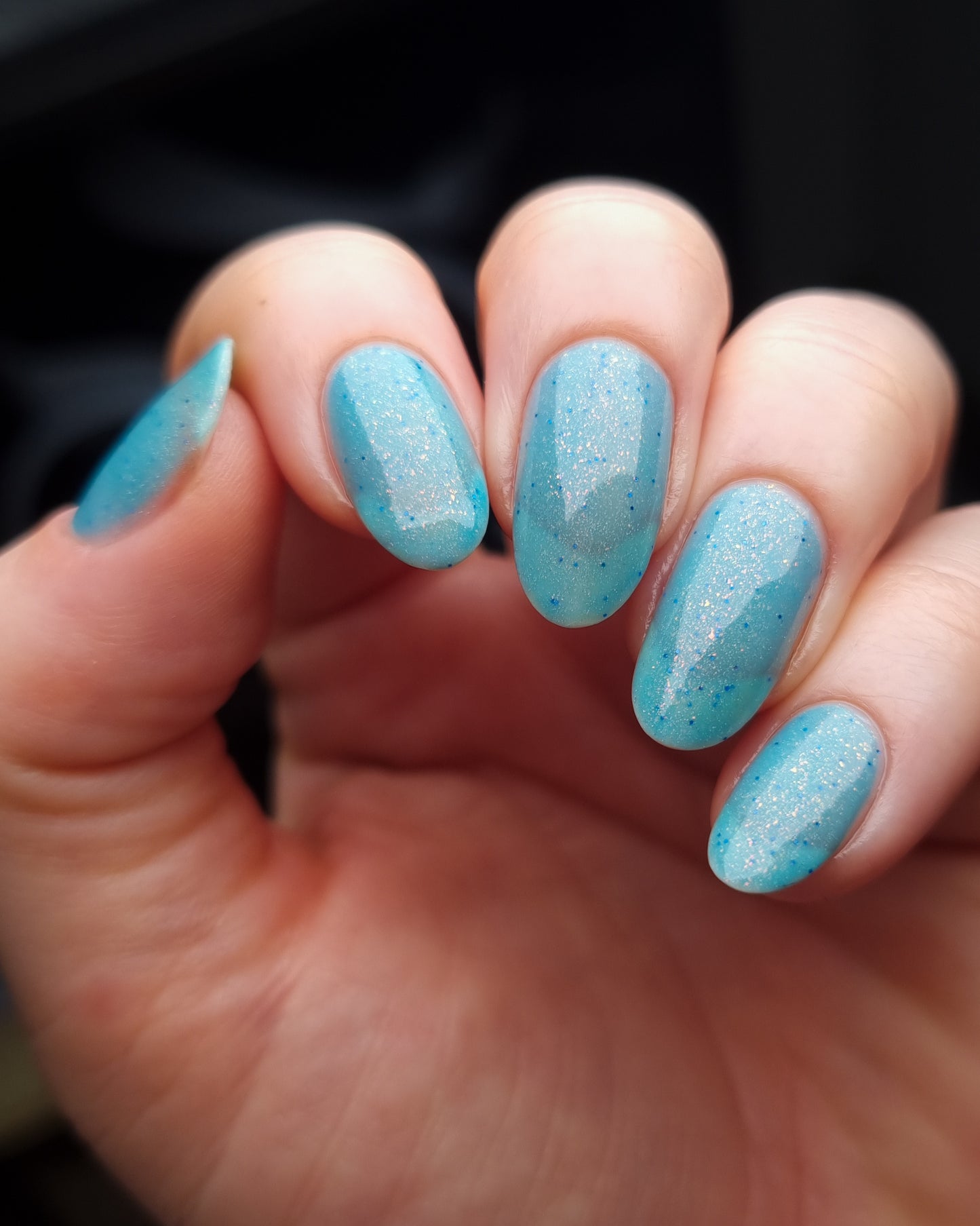⭐Three Hearts Polish - Frosted Fright (Crelly/Glitter)