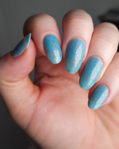 Three Hearts Polish - Frosted Fright - IOverpour Shade - (Crelly/Glitter)