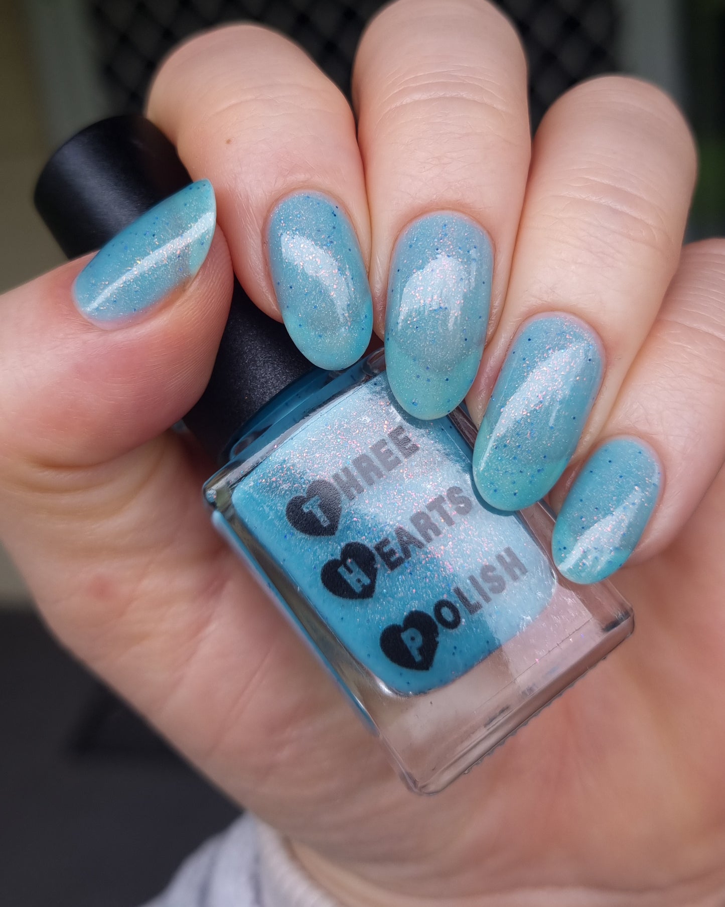 ⭐Three Hearts Polish - Frosted Fright (Crelly/Glitter)