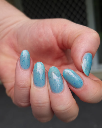 Three Hearts Polish - Frosted Fright - IOverpour Shade - (Crelly/Glitter)