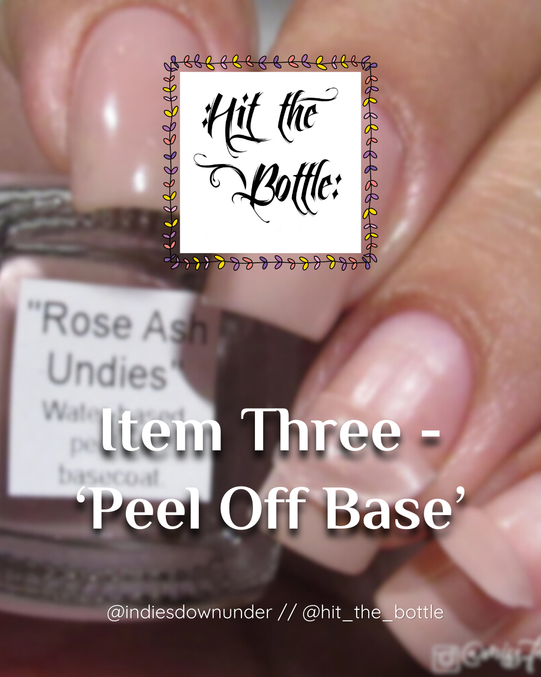 Hit The Bottle - Peel Off Base