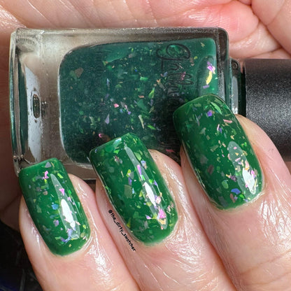⭐Gallivanting Nails- No Fox Given (Flakies/Jelly)
