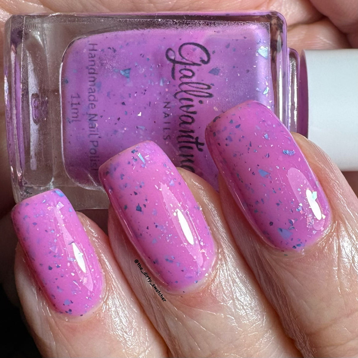 ⭐ Gallivanting Nails - Lavender and Lace (Crelly / Flakie)